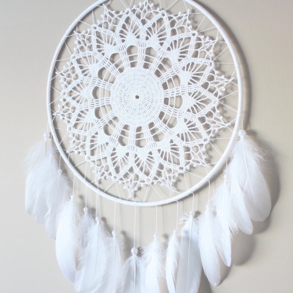 White Feather Dream Catcher - Picture 6 of 7